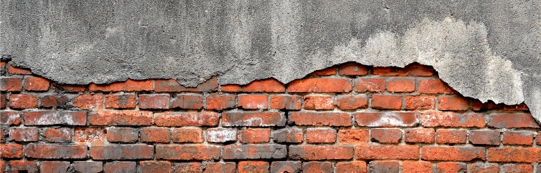 Brickwork, render or pointing decay; especially in older properties.